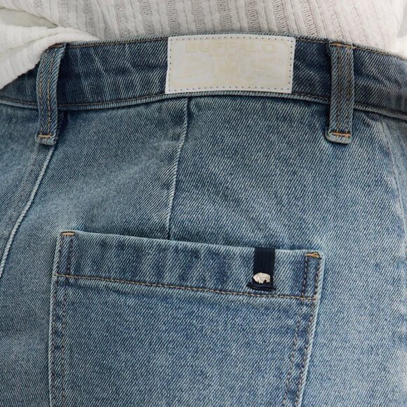 NWT Buffalo Sophia High Waist Mid Length Jean Skirt Indigo 28 MSRP $69 - Picture 5 of 12